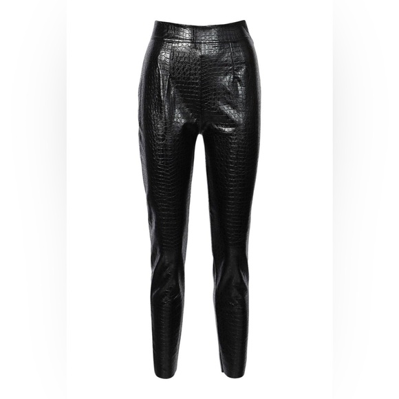 Vince Camuto Pants - Vince Camuto faux croc skin leather leggings size XS